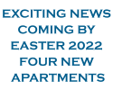 Announcement that there will be 5 new apartments available in 2021